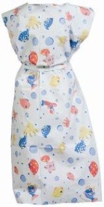Gown Patient Exam Tissue Poly Tissue Pediatric Choice Medium Kid Design (Under the Sea Print) Disposable 21'x36' by TIDI Products, LLC  ID 981636